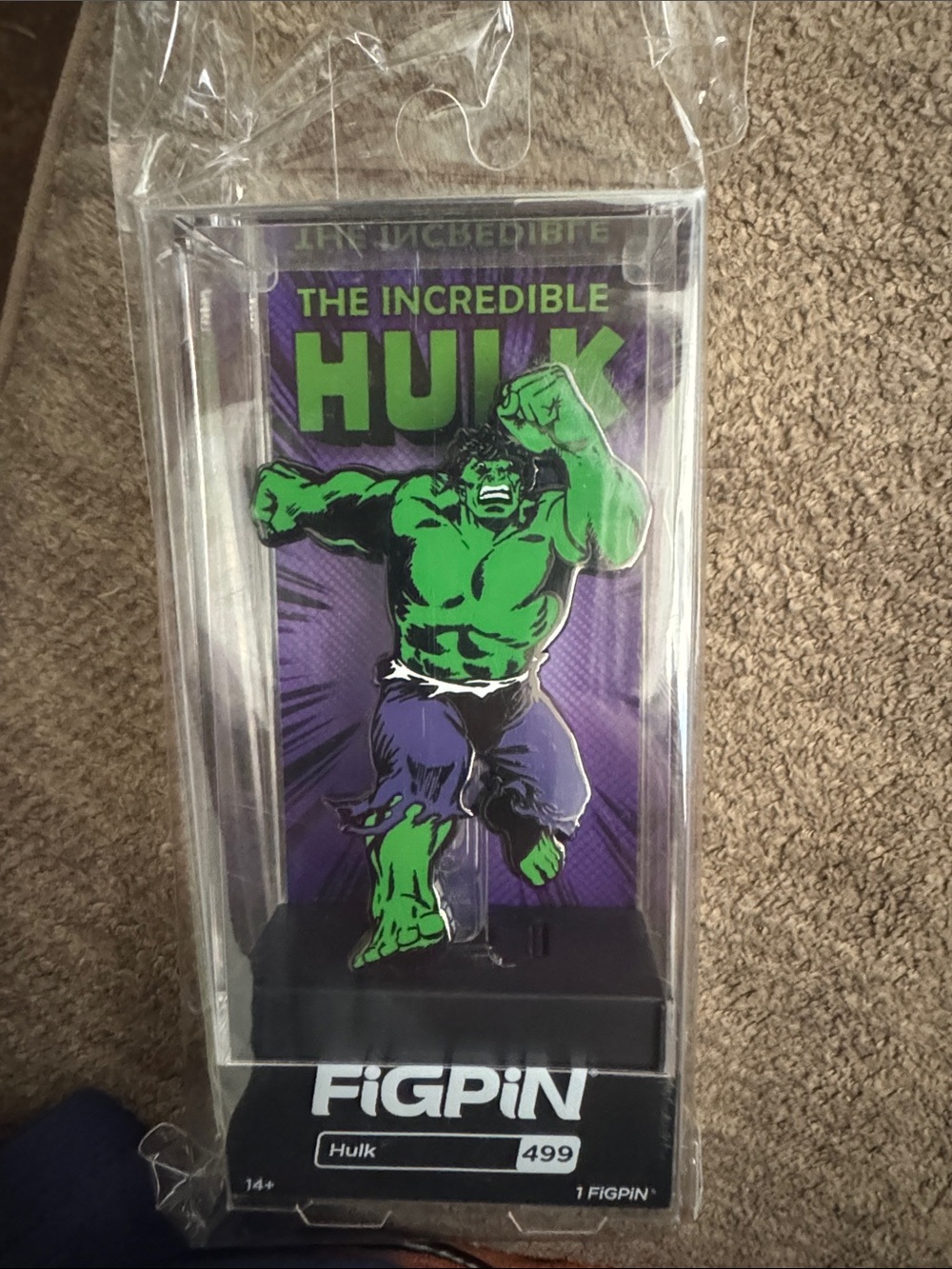FiGPiN The Incredible Hulk Collectible Pin - Green